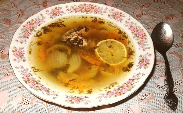 Зелёная калья из горбуши